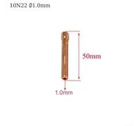TIG Welding Lens Chuck Body Set for SR WP 17 18 26 12 Piece Kit with Air Cooled Bodies and Chucks (1.0mm)