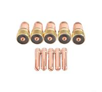 TIG Welding Tool Set with For Stubby Gas Lens Package of Ten Including the Essential Components Model Numbers Listed