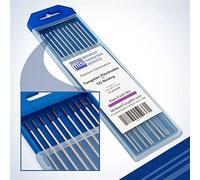 TIG Welding Tungsten Electrodes Rare Earth Blend 1.6 mm x 175 mm (Purple, EWG) 10-Pack