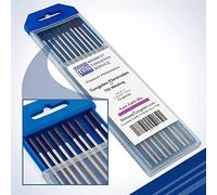 TIG Welding Tungsten Electrodes Rare Earth Blend 2.4mm x 175mm (Purple, EWG) 10-Pack