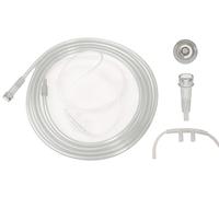 TIGA-MED Oxygen Nasal Cannula for Adults, Pack of 10, DEHP-Free, Soft Comfortable Fit, Anti-Kink Star Lumen Tubing, Standard Connector, Individually Hygienic Packed, Transparent