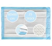 Tiga-Med SAP Premium Hospital Pads 60 x 60 cm Disposable Pads with Flake Absorber Changing Pads Incontinence Pads Puppy Pads Pack of 25