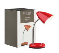 Premier Housewares Maison By Premier Red Gloss Desk Lamp