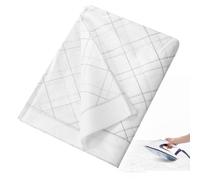 Tigeen Fusible Interfacing with 2.5" On Point Grid Light Weight Nonwoven Layout Iron on Polyester/Rayon Lightweight Interfacing for DIY Crafts Supplies 48" x 4 Yards