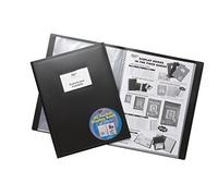 Tiger 1 x A4 Flexicover Black Display Book Presentation Foldes Portfolio - 20 pkt