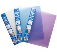 Tiger 1 x A4 Press 'N' Clamp File Storage Folder Plastic/Metal Display Book