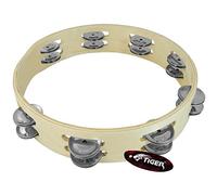 Tiger 10" Tambourine Headless Double Row
