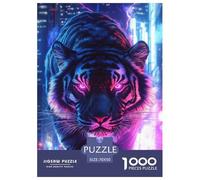 Tiger 1000 Piece Animation Paper Jigsaw Puzzle Challenging & Brainteasing Educational Games for Adults And Kids 70x50cm/1000pcs