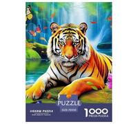 Tiger 1000 Piece Jigsaw Puzzle for Adults Educational Games Beast Gifts for Men70x50cm/1000pcs