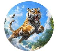 Tiger 1000 Piece Jigsaw Puzzle For Adults Educational Games Stress Relief Puzzle Exercise The Memory of The Brain for Men, Women, Elders, Seniors 1000pcs (67.5x67.5cm)