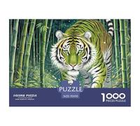 Tiger 1000 Piece Jigsaw Puzzle For Adults Educational Games Stress Relief Puzzle Exercise The Memory of The Brain for Family Decorations 70x50cm/1000pcs
