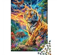 Tiger 1000 Piece Jigsaw Puzzle for All Ages - Eco-Friendly Recycled Paper, A Great Gift Idea And Home Decoration Project 70x50cm/1000pcs