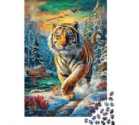Tiger 1000 Piece Jigsaw Puzzle for All Ages - Eco-Friendly Recycled Paper, A Great Gift Idea And Home Decoration Project 38x26cm/1000pcs