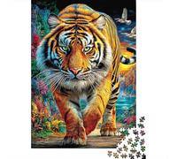 Tiger 1000 Piece Jigsaw Puzzle for Family - Fun Challenge for Adults & Kids, A Great Gift And Interactive Home Decor Project 52x38cm/1000pcs