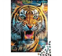 Tiger 1000 Piece Jigsaw Puzzle for Family - Fun Challenge for Adults & Kids, A Great Gift And Interactive Home Decor Project 70x50cm/1000pcs