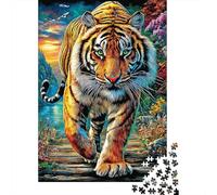 Tiger 1000 Piece Jigsaw Puzzle for Family - Fun Challenge for Adults & Kids, A Great Gift And Interactive Home Decor Project 70x50cm/1000pcs