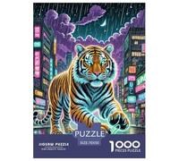 Tiger 1000 Piece Jigsaw Puzzles for Adults And Kids Challenging Games Beast Animal Home Decors Premium Box Packaging 70x50cm/1000pcs