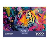 Tiger 1000 Piece Jigsaw Puzzles for Adults Challenge High Difficulty Animal Home Decoration Creativity & Gift Giving 70x50cm/1000pcs