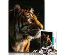 Tiger 1000 Piece Jigsaw Puzzles for Adults,Challenging Game Gifts for Is Ideal As A Gift for The Whole Family 50x75cm