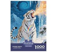 Tiger 1000 Pieces Animal Paper Jigsaw Puzzle Challenging & Brainteasing Educational Games for Adults And Kids 70x50cm/1000pcs