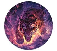 Tiger 1000 Pieces Animation Jigsaw Puzzles Challenging & Brainteasing Educational Games for Adults And Kids 1000pcs (67.5x67.5cm)