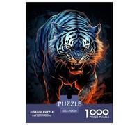 Tiger 1000 Pieces Animation Paper Jigsaw Puzzle What Happens Next Beautiful Decoration for Adults And Kids 70x50cm/1000pcs