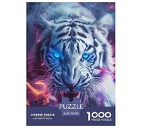 Tiger 1000 Pieces Animation Paper Jigsaw Puzzle What Happens Next Beautiful Decoration for Adults And Kids 70x50cm/1000pcs