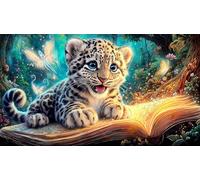 tiger 1000 Pieces Jigsaw Puzzles for Adults Educational Games Jigsaw Puzzle Home Decoration for Men Women Elders Seniors 38x26cm/1000pcs