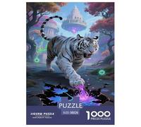 Tiger 1000 Pieces Jigsaw Puzzles For Adults Educational Games Stress Relieving Entertainment Exercise The Memory of The Brain for Adults And Kids, Age 12 Years Up 38x26cm/1000pcs
