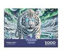 Tiger 1000 Pieces Jigsaw Puzzles For Adults Educational Games Stress Relieving Entertainment Exercise The Memory of The Brain for Family Decorations 70x50cm/1000pcs