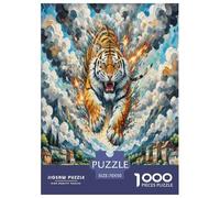 Tiger 1000 Pieces Jigsaw Puzzles For Adults Family Challenge Toys Stress Relieving Entertainment Exercise The Memory of The Brain for The Whole for Women, Gifts for Men 70x50cm/1000pcs