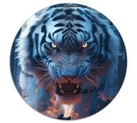 Tiger 1000 Pieces Jigsaws Stress Reliever Difficult Challenge for Adults Kids Challenging Beast Jigsaw Puzzles Home Decor Gifts And Gifts (67.5x67.5cm)