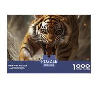 Tiger 1000 Pieces Premium Jigsaw Age 12+ Quirky, Abstract Design, Fun Details, Educational, Challenging 38x26cm/1000pcs