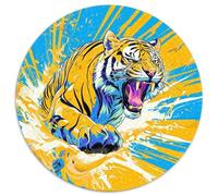 Tiger 1000pcs Animation Jigsaw Puzzles Challenging & Brainteasing Educational Games for Adults And Kids 1000pcs (67.5x67.5cm)