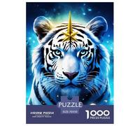 Tiger 1000pcs Animation Paper Jigsaw Puzzle Challenging & Brainteasing Puzzle Educational Games for Adults And Kids 70x50cm/1000pcs