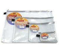Tiger 12 x A5 TUFF BAGS Heavy Duty Strong Waterproof Storage Zip Wallet Cases