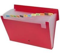 Tiger 13 part A4 expander file with elastic closure - assorted colours x 1 single(1)