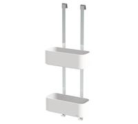 Tiger 2-Store Hanging Shower Caddy 250mm - White Bathroom Accessory
