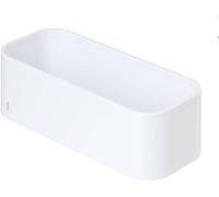 Tiger Wall Tray/Shower Basket, White, 25x11x8cm