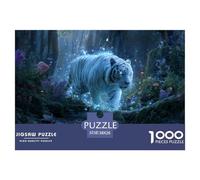 Tiger 2 X 1000-Piece Puzzle Tiger in A Box, Perfect For Kids Ages 2+, Develops Hand-Eye Coordination 38x26cm/1000pcs