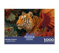 Tiger 2 X 1000-Piece Puzzle Tiger in A Box, Perfect For Kids Ages 2+, Develops Hand-Eye Coordination 38x26cm/1000pcs