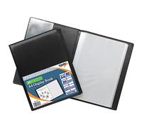 Tiger A4 Professional Display Book 20 Pocket Black