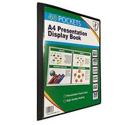 Tiger A4 Presentation Display Book 40 Pocket Black