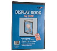Tiger 300935 - A2 Presentation Display Book Black 20 Pocket