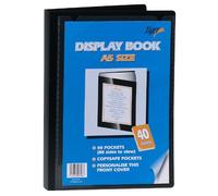 Tiger 301718 - A5 Presentation Display Book Black 40 Pocket