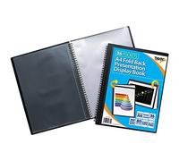 Tiger A4 Fold Back Display Book 36 Pocket Black