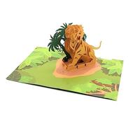 Tiger 3D Pop Up Card, Animal Greetings Card, All Occasions Handmade Card, Congratulations and Anniversary Card, Gift for Friends and Family