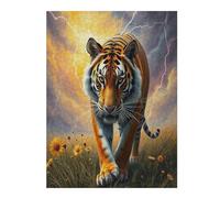 Tiger 500 Piece Count Premium Jigsaw Puzzle Paisaje Edificio Teen Fans 14-18 Yrs Brain Training Ultra Difficult Leisure Adventure Valentines Wooden Cardboard 500 PCS