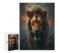 Tiger 500 Piece Jigsaw Puzzles Suitable Adults Kids Paisaje Edificio Jigsaws Home Studio Decor Stress Relief Challenge Perfect Holiday Present 500 PCS