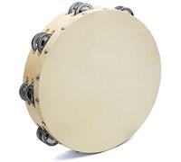 Tiger 8" Double Row Wood Tambourine